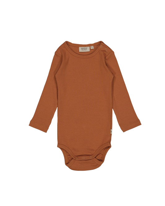 BODYSUIT WHEAT AMBER BROWN