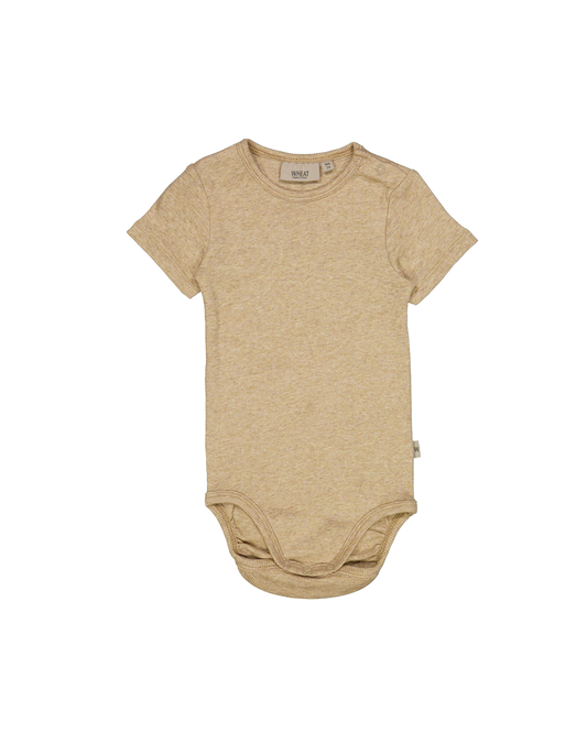 BODYSUIT WHEAT DARK OAT MELANGE