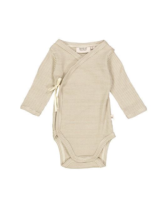 BODYSUIT WHEAT WARM STONE STRIPE