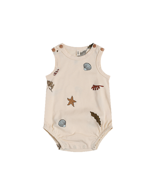 BODYSUIT ORGANIC ZOO SEAWEED 68