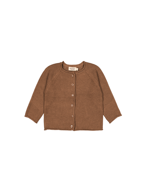 CARDIGAN MARMAR DARK FUDGE MELANGE