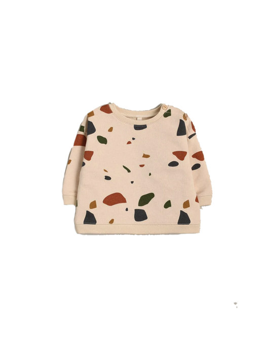 CARDIGAN ORGANIC ZOO TERRAZZO 86