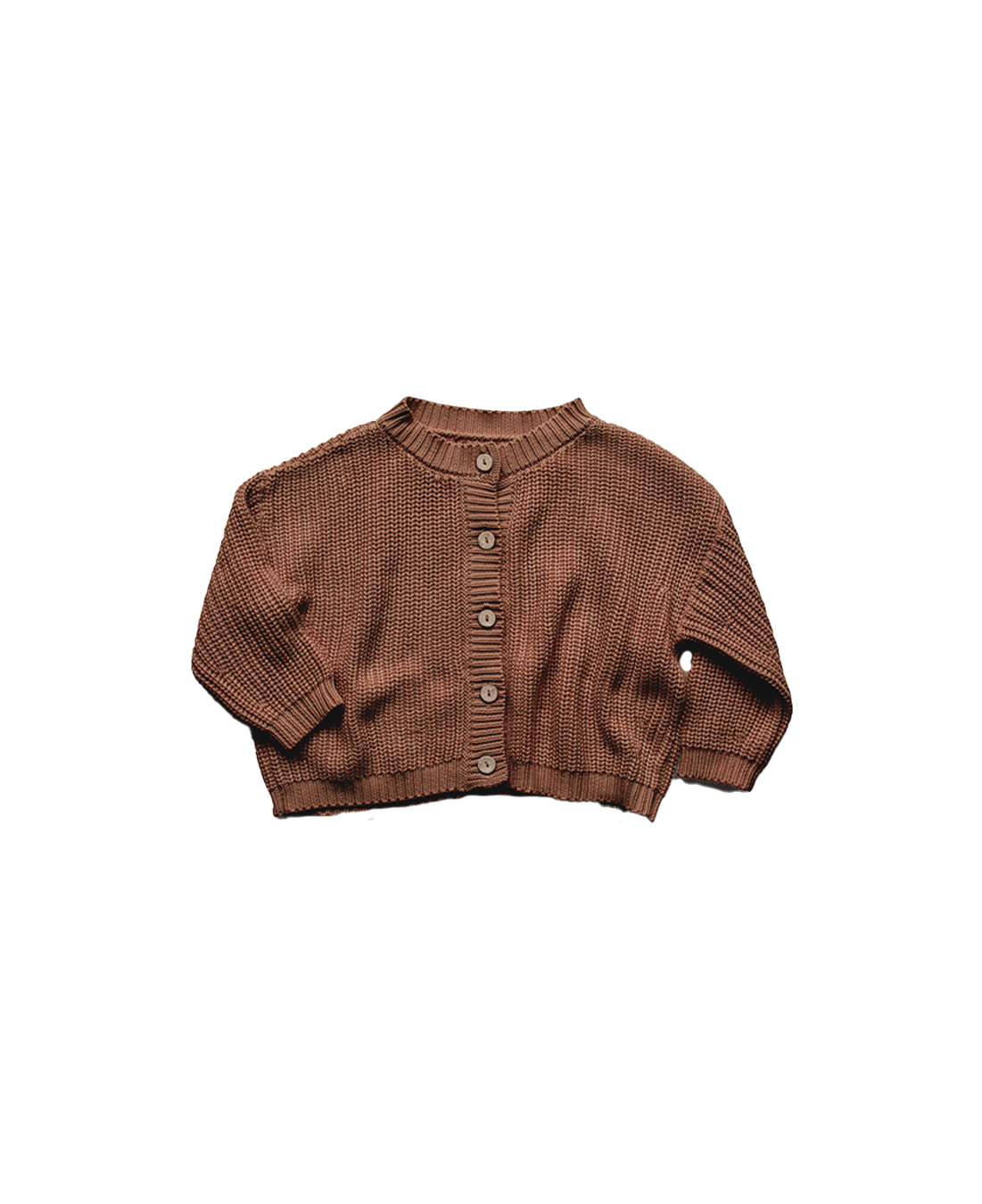 CARDIGAN THE SIMPLE FOLK MOCHA