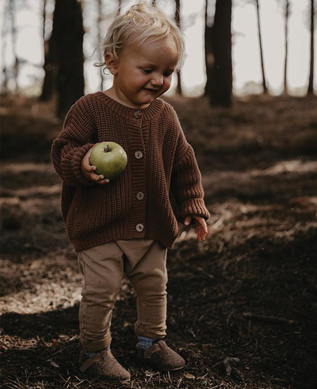 CARDIGAN THE SIMPLE FOLK MOCHA