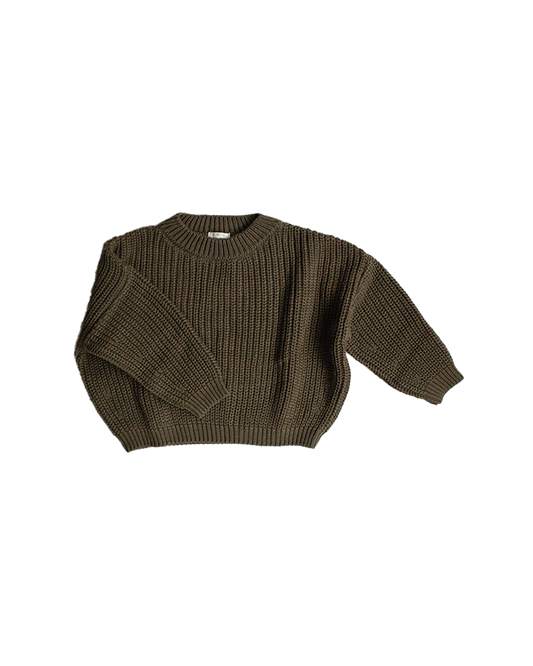 CARDIGAN THE SIMPLE FOLK OLIVE 80