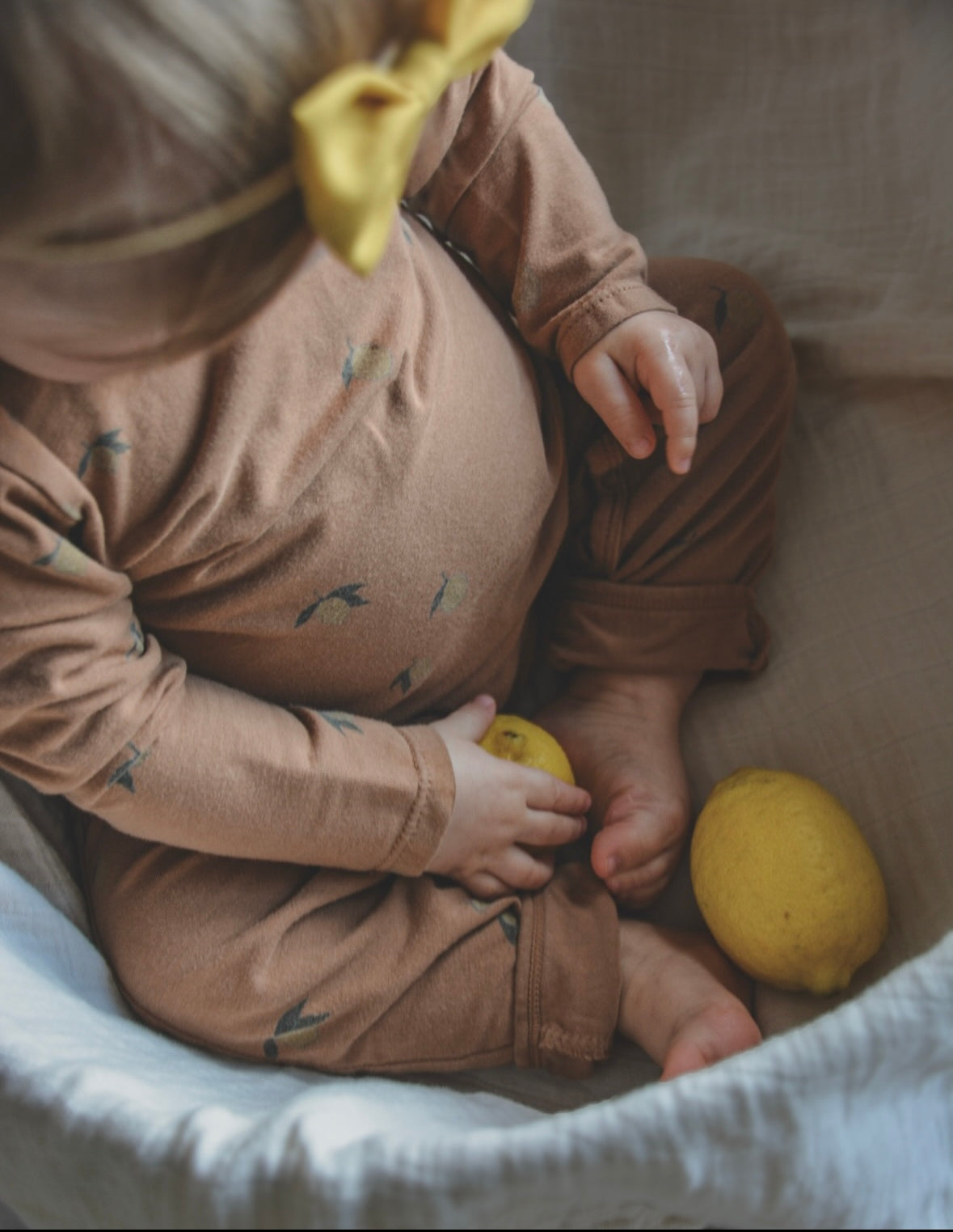 ONESIE KONGES SLOEJD LEMON BROWN