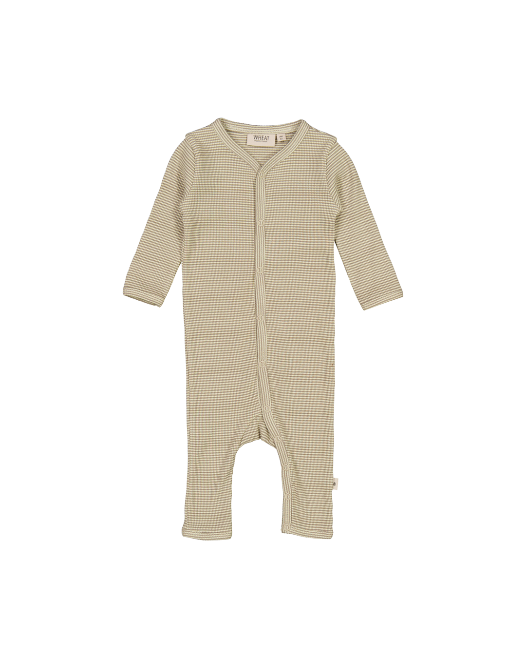 ONESIE WHEAT WARM STONE STRIPE