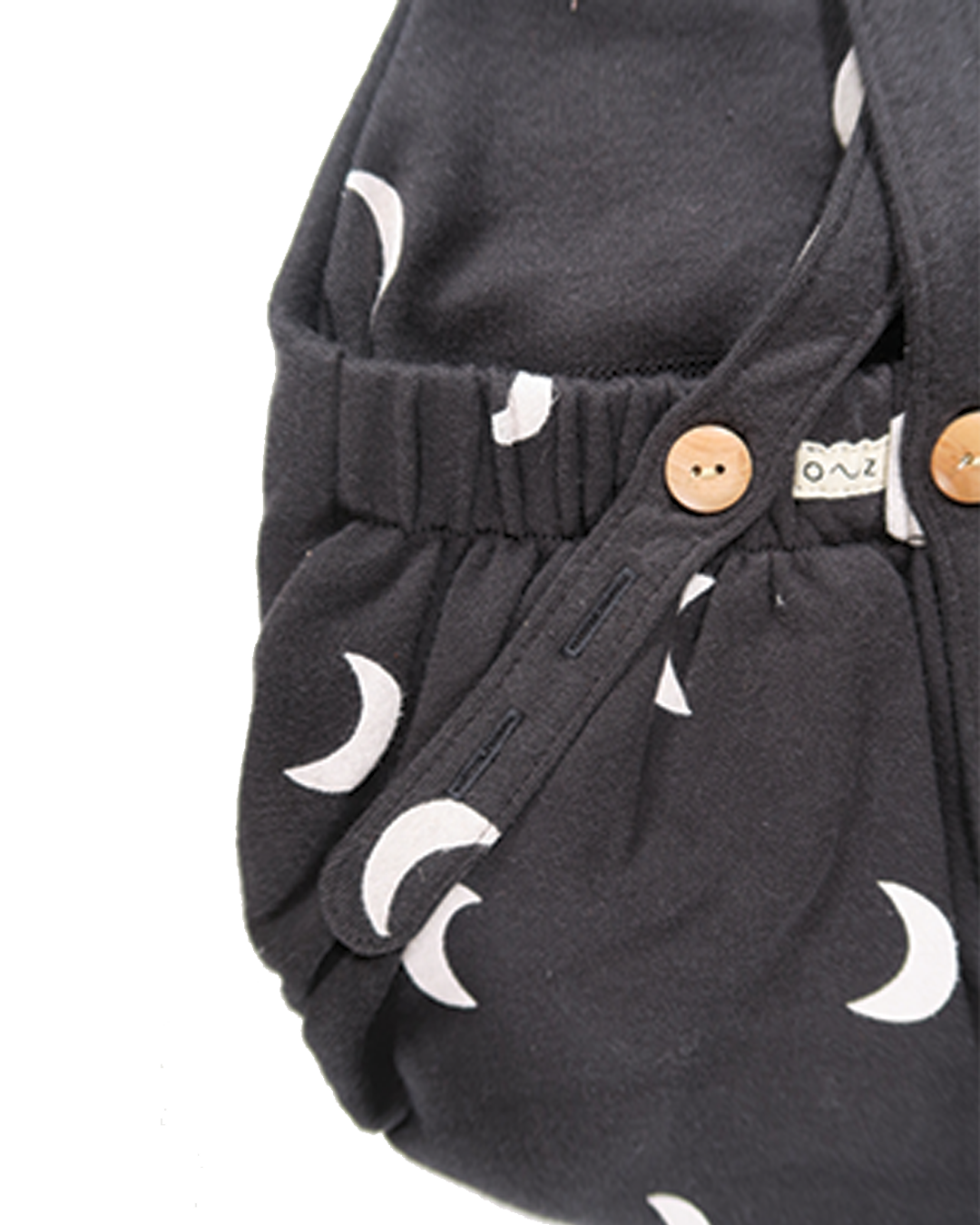 ONESIE ORGANIC ZOO MIDNIGHT 68