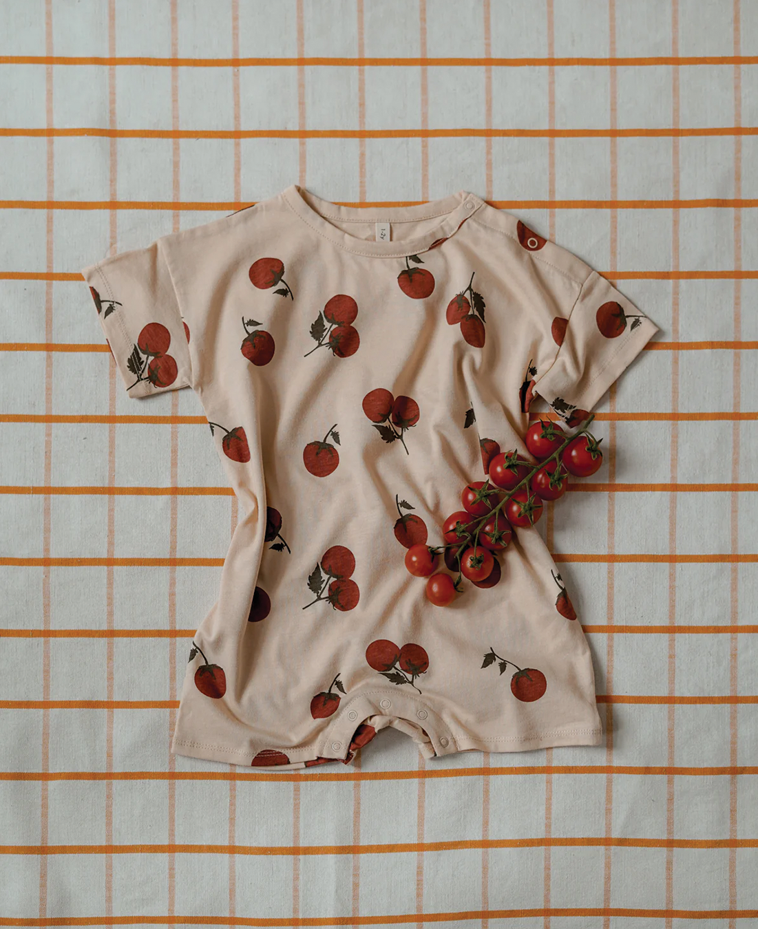 ONESIE ORGANIC ZOO TOMATO