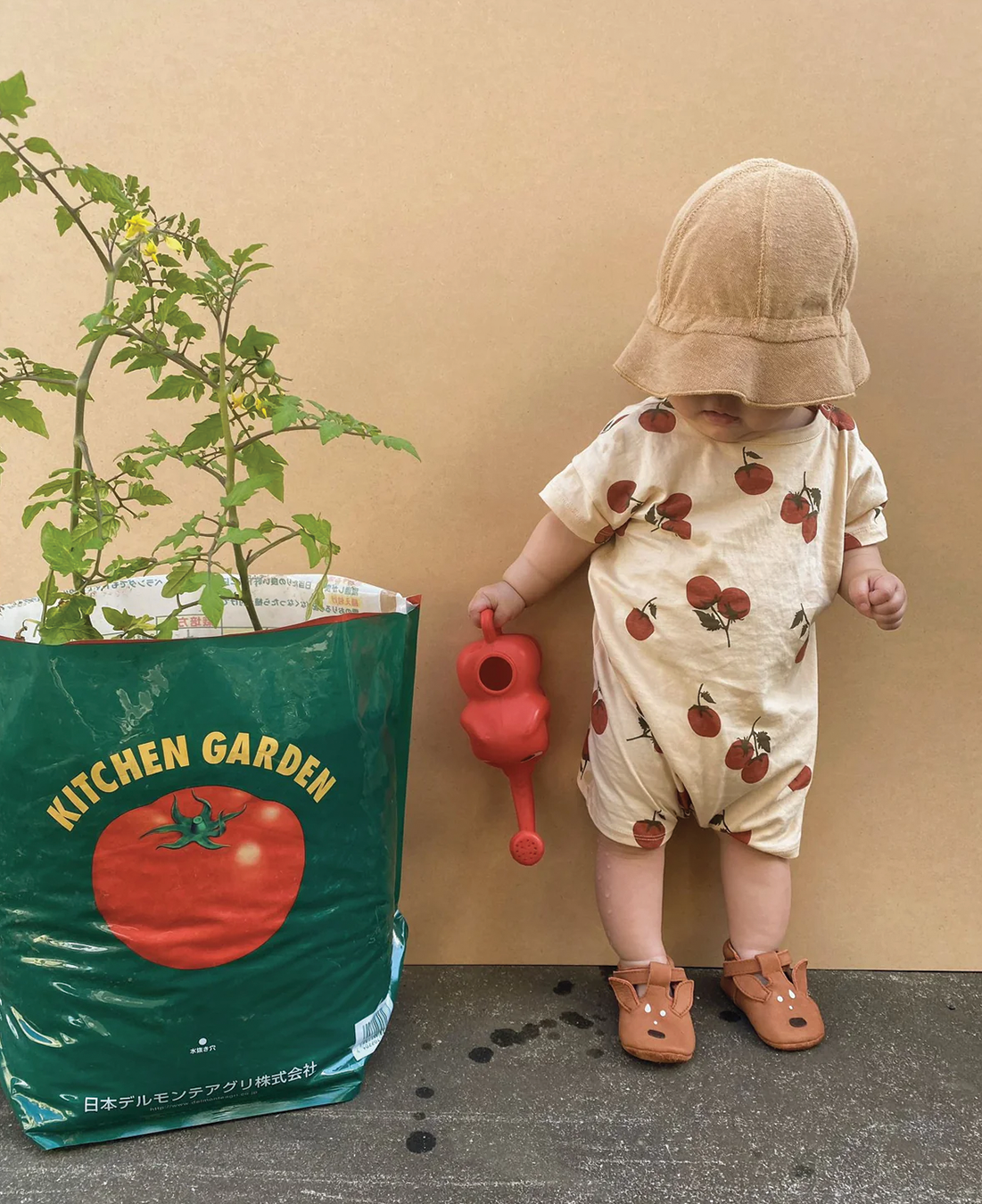 ONESIE ORGANIC ZOO TOMATO