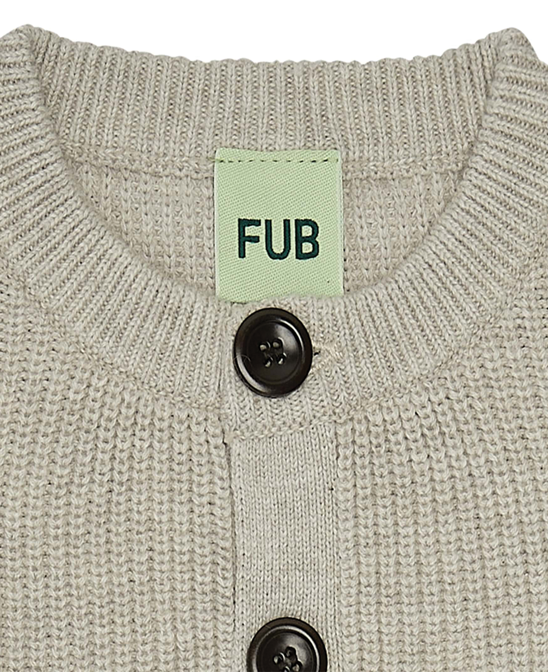 CARDIGAN FUB TAUPE MELANGE