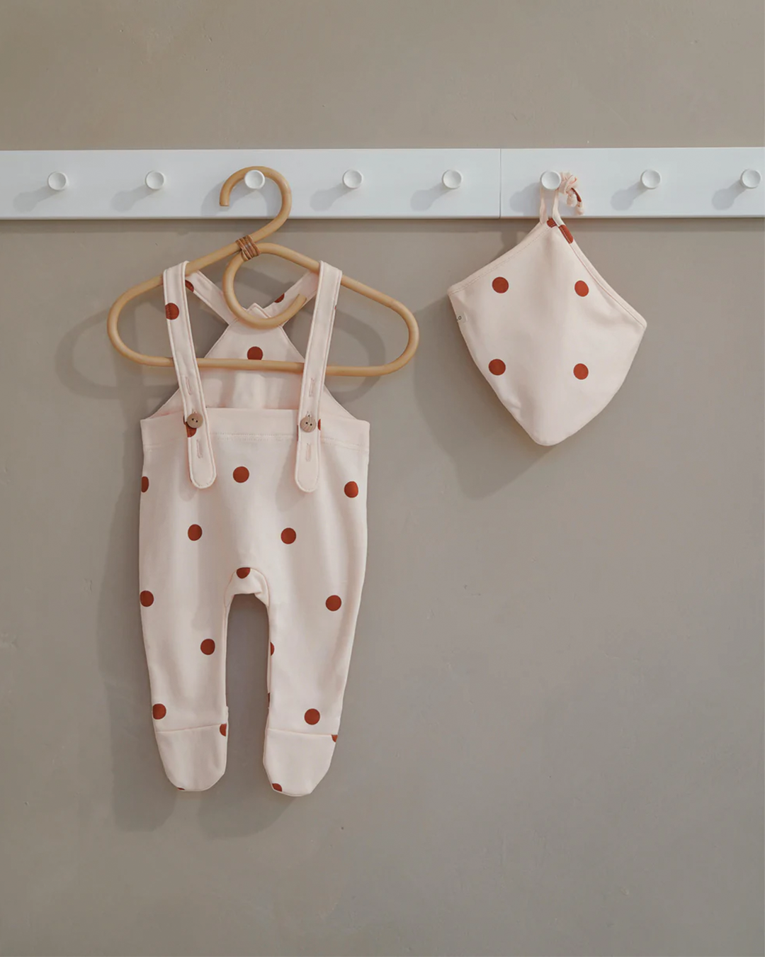 ONESIE ORGANIC ZOO SUNKISSED DOTS